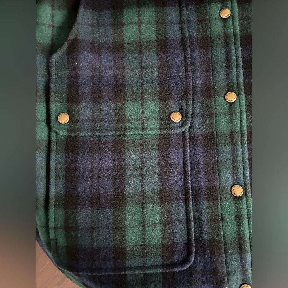 Pendleton NWT Wool Classic Tartan Traditional Women’s Equestrian Chore Coat XL - Picture 10 of 16